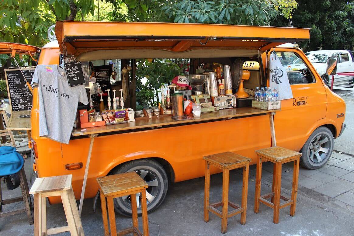 Sfeervolle foodtruck