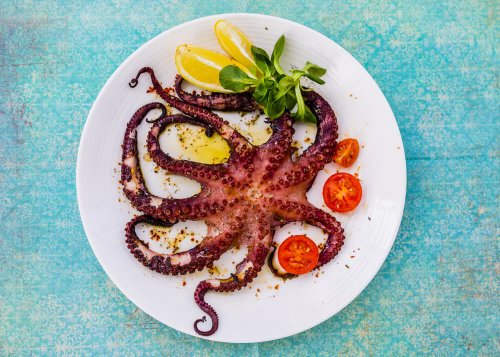 Gegrilde octopus