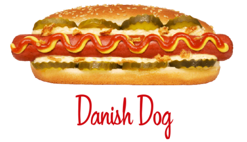 Danish Dog hotdog