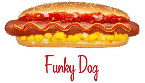 Funky Dog hotdog