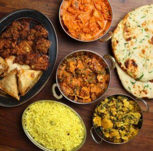 Indische gerechten foodtruck